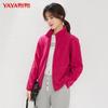 Unisex Fleece Stand Collar Jacket