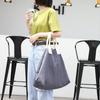IELGY Korean version of casual large-capacity nylon handbag, simple literary Mori canvas bag