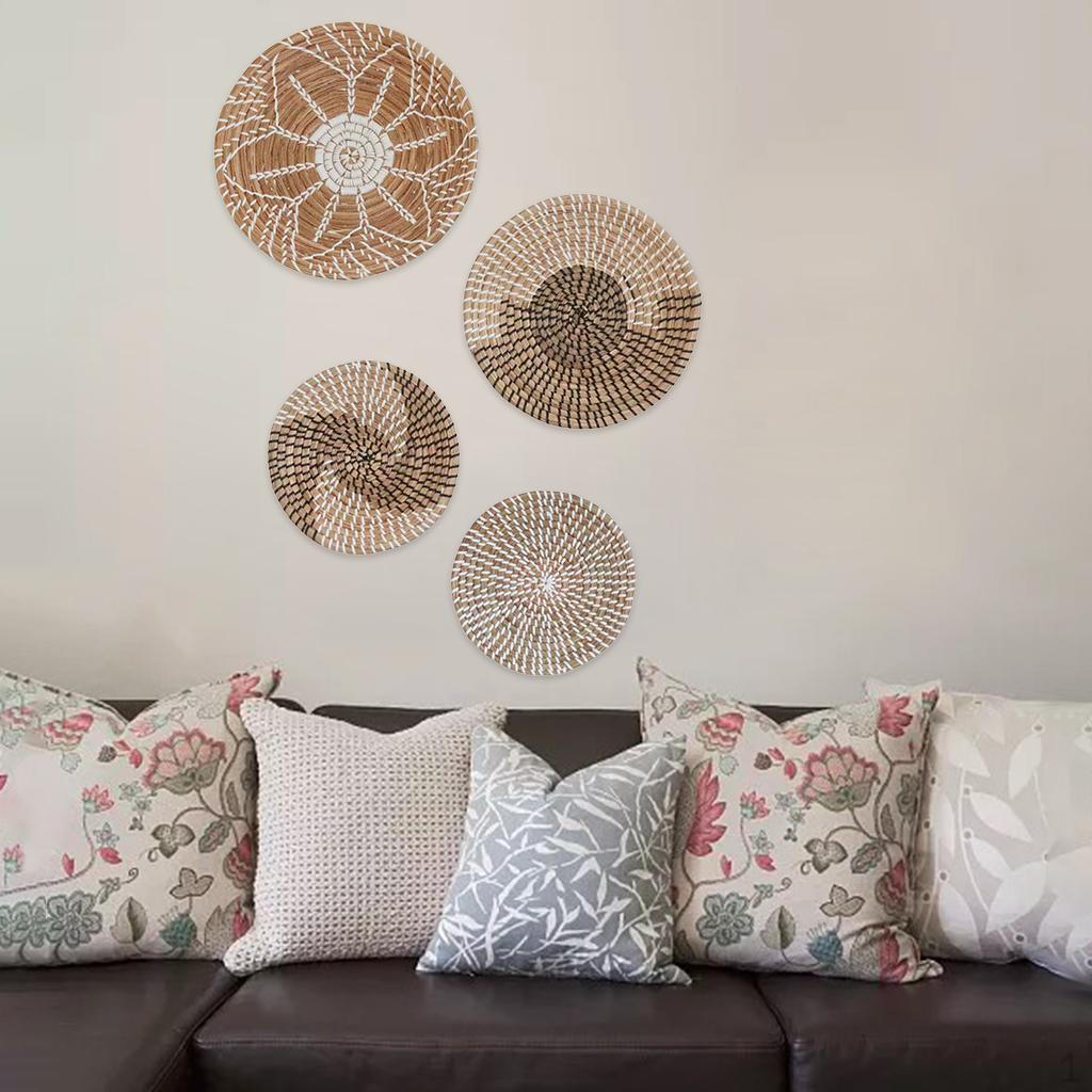 Wall Basket Decor Rustic Flat for Farmhouse Kitchen