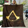Manta 3D de Juegos de Moda A-Assassin’s Creed, Manta de Franela para Cama Sofá Picnic Oficina Senderismo Ocio Siesta Regalo de Cumpleaños