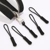 10 Black Plastic Zipper Puller, Durable PVC Zipper Puller, Suitable for Bags, Backpacksclothes, Suitcases, Etc