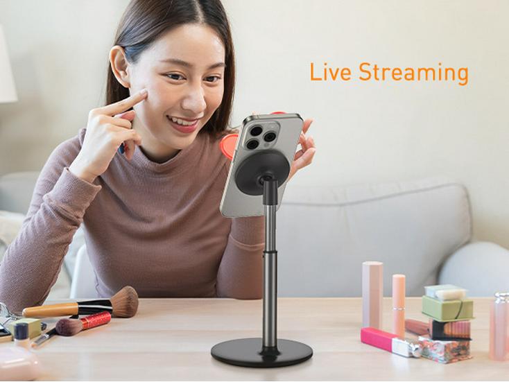 iDock 360° Rotating Magnetic Phone Holder & Desk Organizer T105