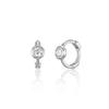 LUNNE 14k Mini Bezel Setting One-Touch Earrings (14k Gold) #LFE16