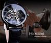 Forsining Men's Retro Skeleton Mechanical Watch