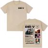 Custom Rapper Dei V Quien Es Dei V Tour 2025 Tshirts Unisex Unisex Vintage Hip Hop Music Tshirt Unisex ONeck Oversized T Shirt