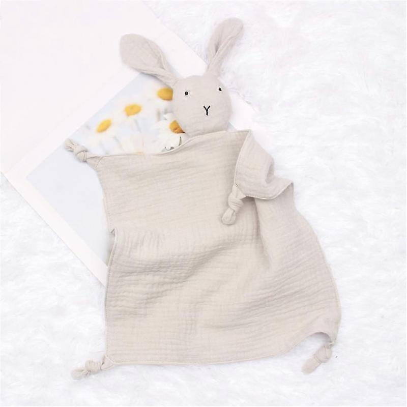 Soft Plush Stuffed Animal Blanket Sleeping Towel Toys Sleep White