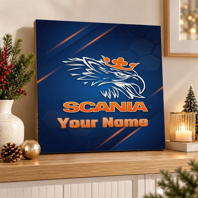 Scania Custom Name Text 5D Diamond Painting Kit DIY Full Drill Diamond Art Decoration