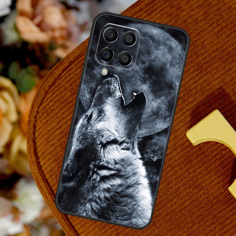 Wolf Howls Art For Samsung Galaxy M23 M33 M13 M53 M11 M51 M14 M34 M54 M15 M55 M20 M30s M12 M32 M52 Case