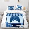 Boy's Gamepad Duvet Cover Set Single Double Size For Boys Girls Game Lover Bedding Set Polyester Comforter Cover With Pillowcase