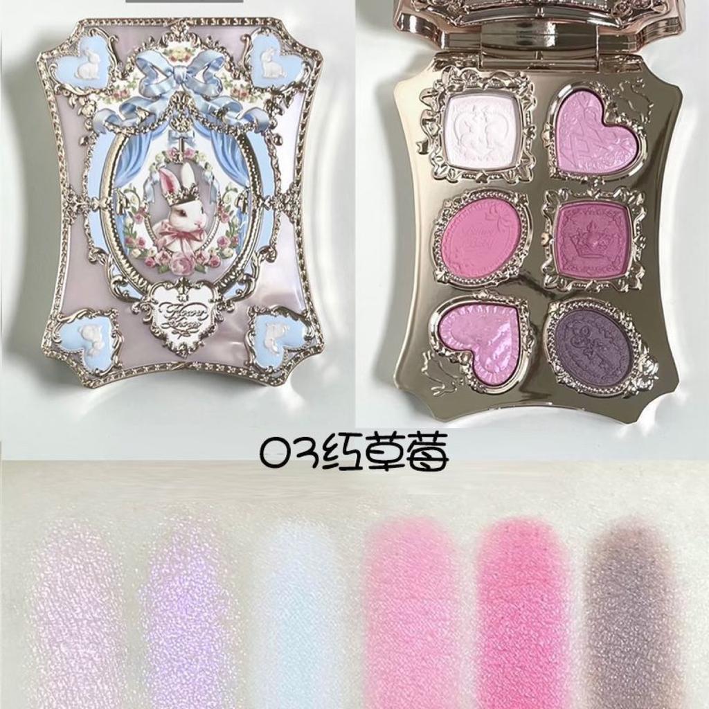 Little Angel Flower Knows Eyeshadow Palette Eye Glitter Make Up Palette Long Lasting 9 Color Eye Shadow For Girl And Women