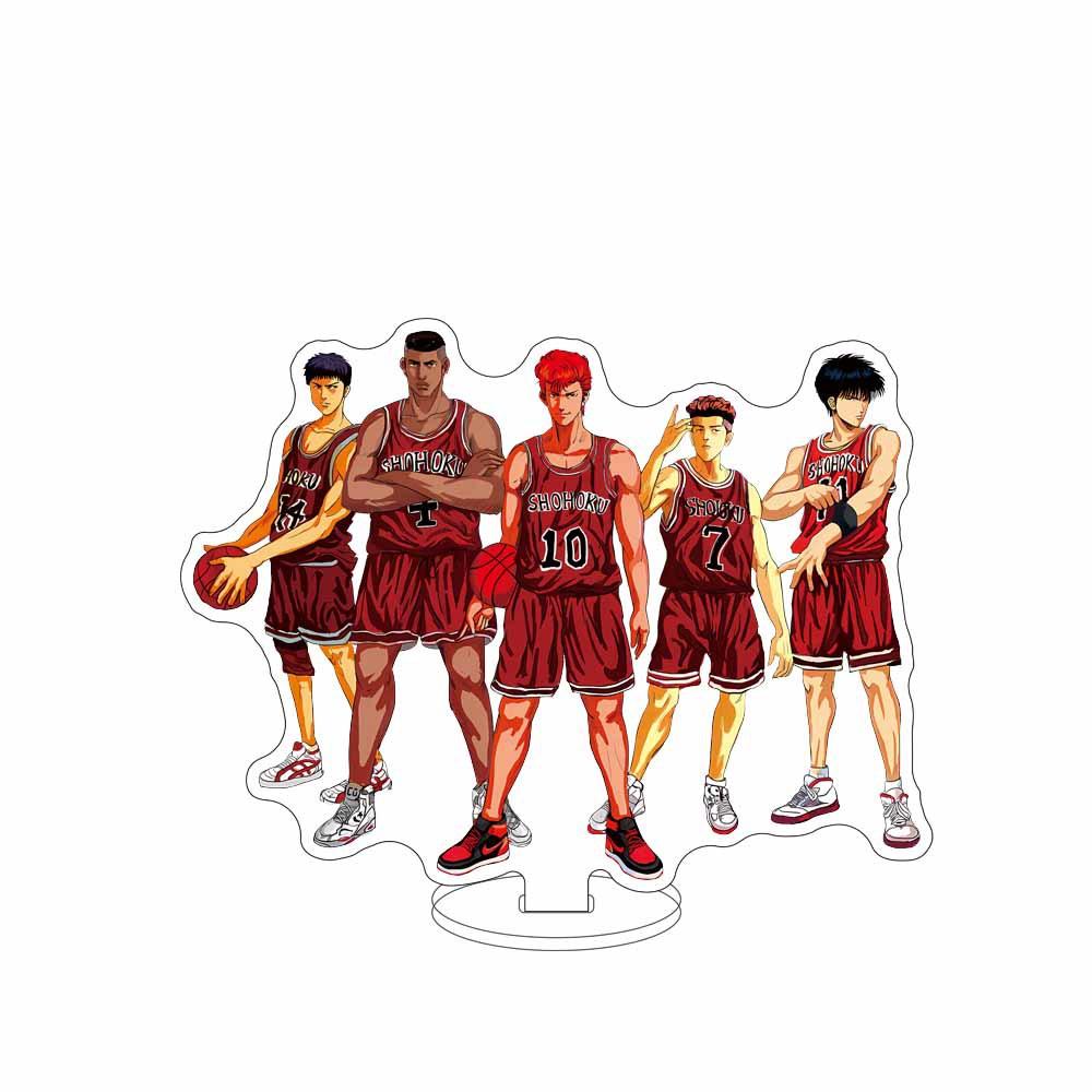 Kaede Rukawa Sakuragi Hanamichi Stojící akrylový stojan Japonské anime SLAM DUNK Role Figurka Model Plate Cospaly