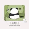Panda Cartoon Mouse Pad - Portable Soft Wrist Rest for Office & Laptop