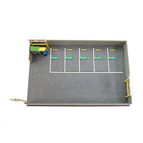 Sankei Nostalgic Diorama Series Parkplatz B Papiermodell 1/150 MP03-99