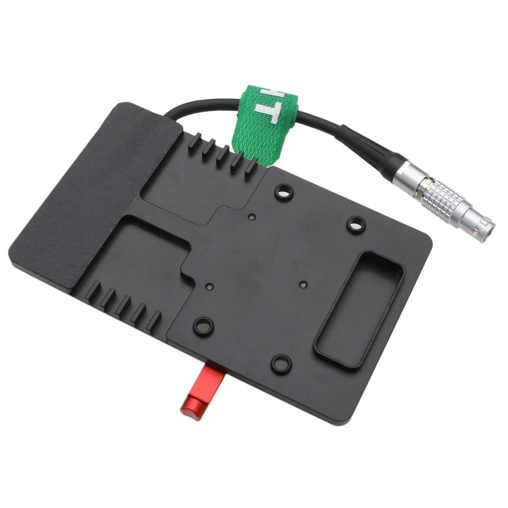 HangTon Plate Power Supply for DJI Ronin 4D Female 10cm V-Mount V-Lock Camera, 6-Pin Connector,