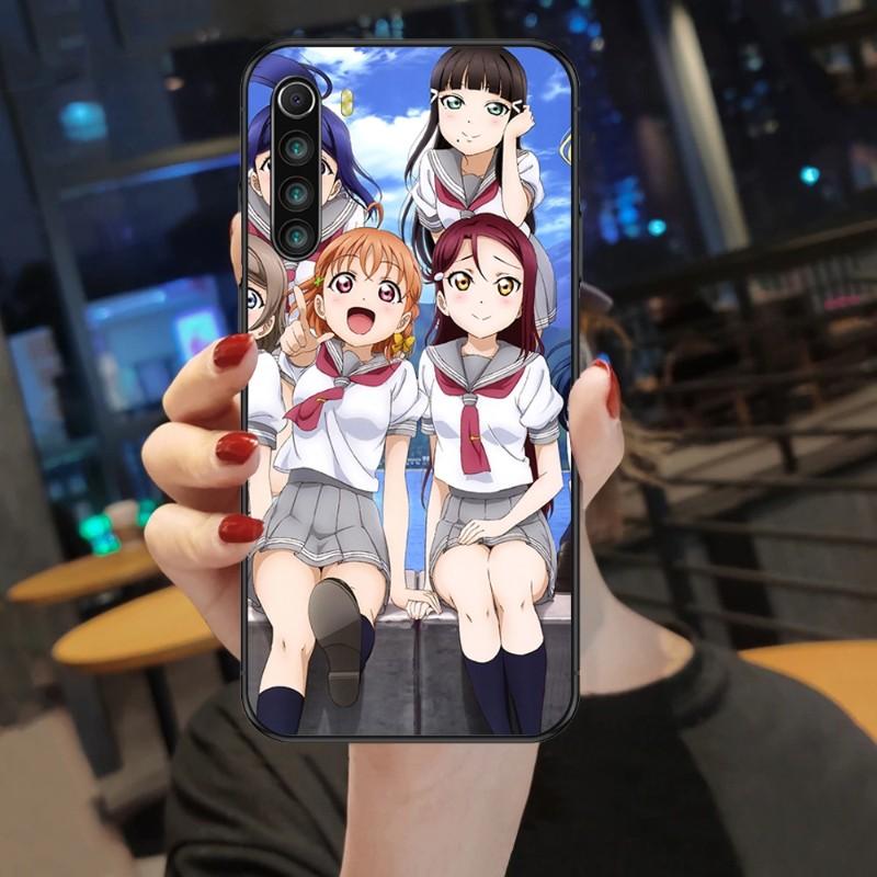 Love Live School Idol Phone Case For Xiaomi Mi 12 11T 10T 9T Lite Pro Ultra Note 10 Poco F3 F4 X4 GT Soft Black Phone Cover