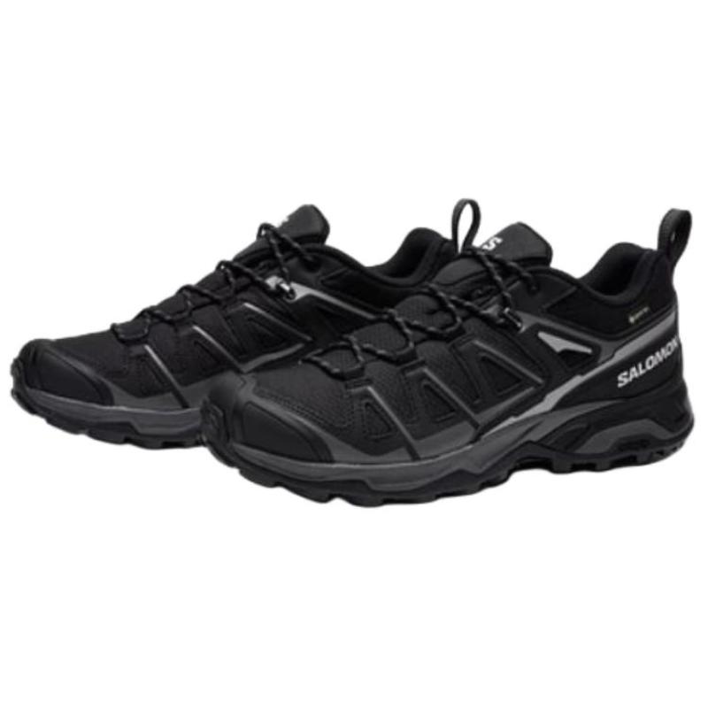 SALOMON X Ultra Pioneer 2 GTX Shock Absorbers Waterproof And Breathable Grip Low top Mountaineering Shoes Men's Black Sneakers 475863