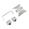 RC Car Chassis Armor Metal RC Chassis Skid Plate Axle Protector Front Guard for SCX10 III