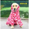 Waterproof 4-Leg Dog Raincoat With Hood Medium To Large Breeds Golden Retriever Samoyed Alaskan Malamute