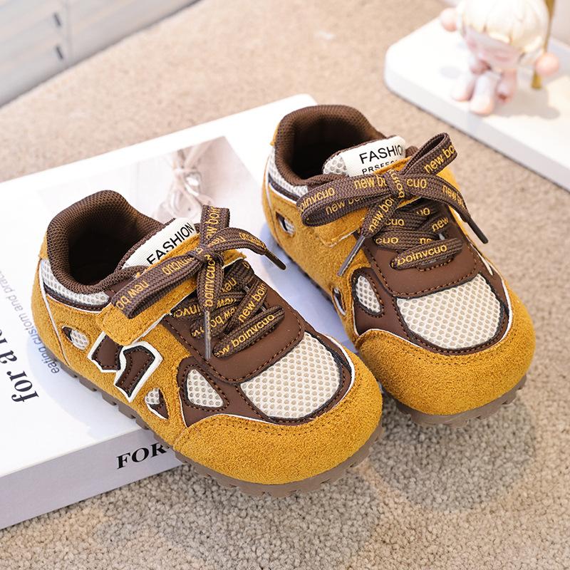 Baby sneakers Korean version spring and autumn breathable versatile casual shoes girls moral training shoes boys children soft-soled running shoes