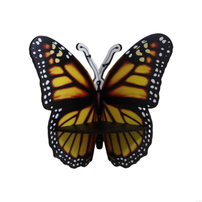 62KD Artistic Butterfly Crystal Shelf for Collectibles and Jewelry Display