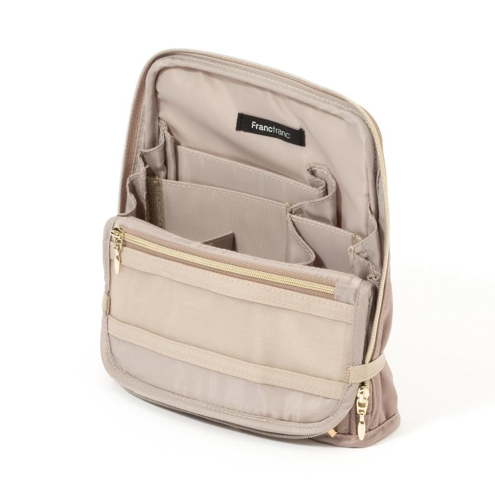 Franc Franc Ribbon Tool Pen Stand Pouch Brown