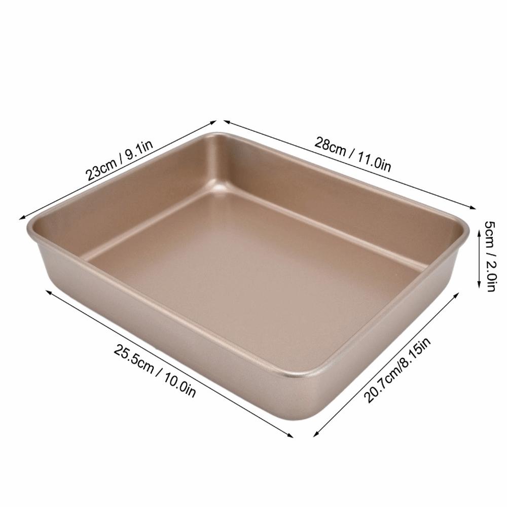 Food Grade Carbon Steel Bakeware Nonstick Baking Tray Thick Baking Pan Home Kitchen DIY Baking