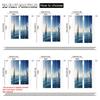 2pc    Window Curtains Art sailing Protecting Privacy Holiday Decorations Use for Indoor Celebrations   Room Decor