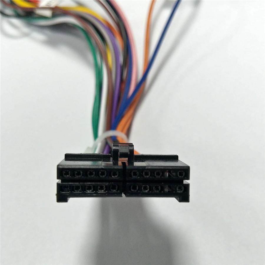 Car Stereo 20 Pin Power Adapter Wiring Harness For Kia K2 K3 K5 K7 Rio Sorents Sportage/Hyundai Ix35 H1 Santa Car Radio