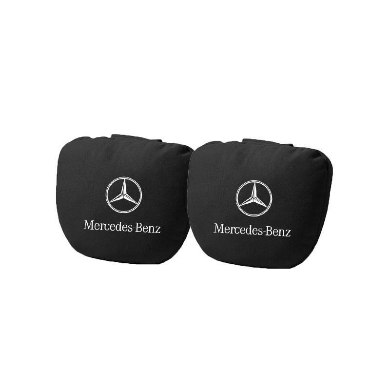 

For Mercedes Benz W203 W204 W211 W210 W124 AMG W202 CLA Car Suede Leather Headrest Neck Support Seat Waist Cushion
