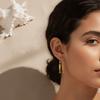 1 pair Exquisite Plated Fish Eardrops DIY Golden Fish Earrings Mini Metal Carp Earrings  for Gifts
