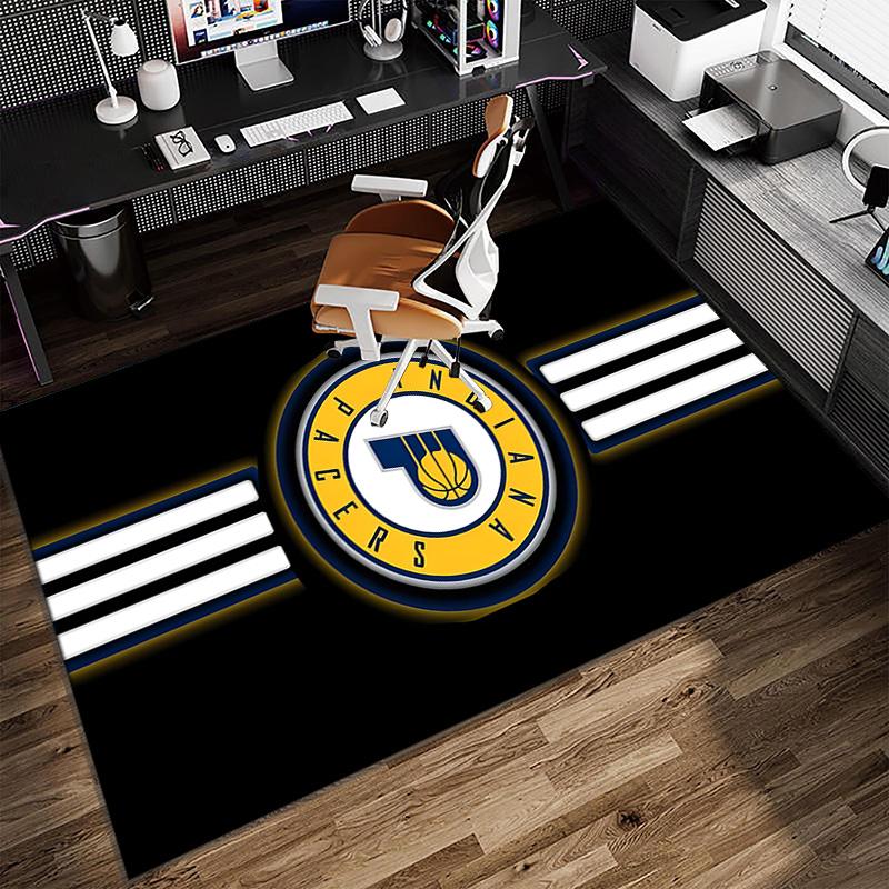 Pacers Basketball Team Carpet, Kitchen Rugs, Yoga Mat, Non-Slip Mats, Rug for Bathroom, Living Room Bedroom, Camping Rugs Christmas Gift
