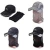 Spring Summer Removable Neck Protection Sunscreen Baseball Cap Women Adjustable Brim Casual Duck Tongue Cap Men Wholesale Factory