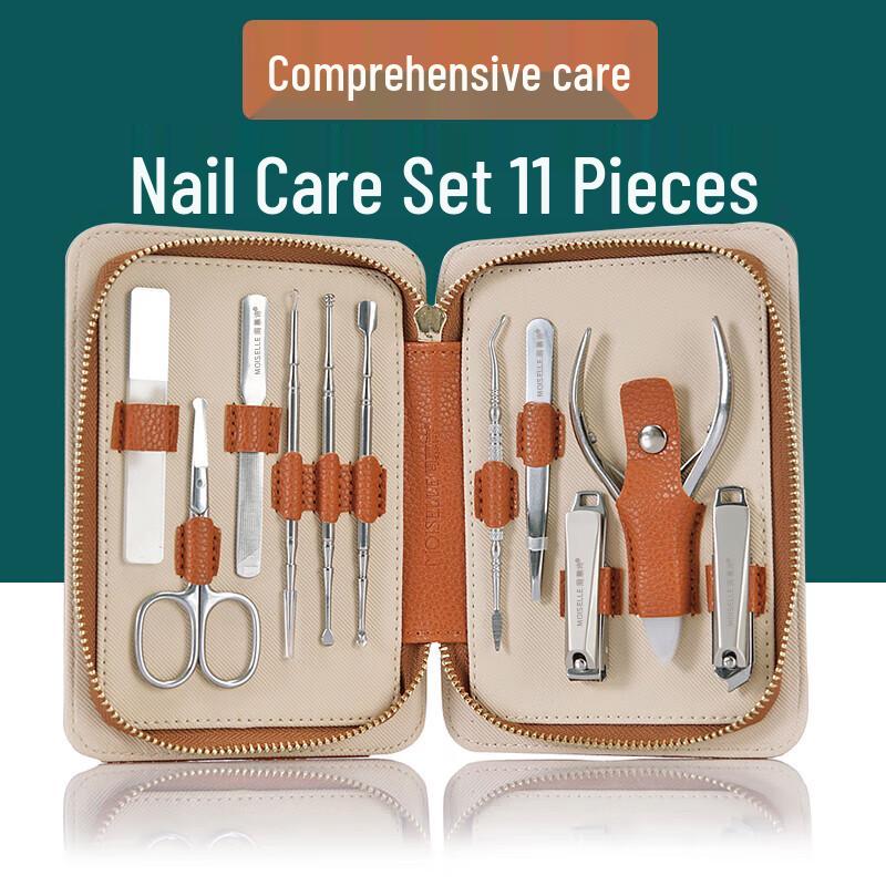 Zhou Mushi 11-Piece Stainless Steel Manicure Set