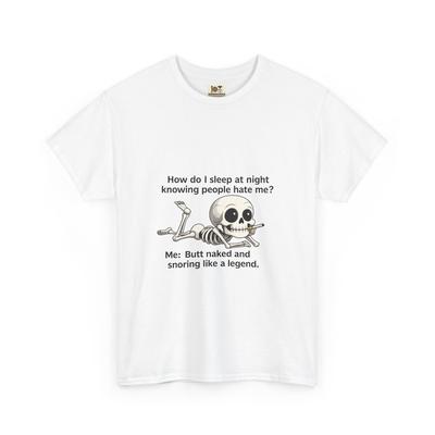 Funny Skeleton Tee, Humorous Cotton Shirt,Casual Unisex T-shirt,Gift for Friends
