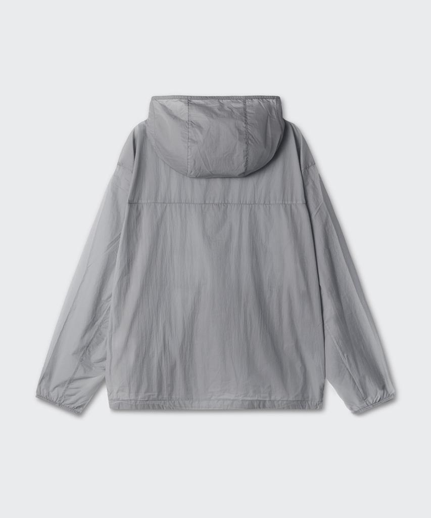 Musinsa Standard [Uv Protection] City Leisure Lightweight Packable Windbreaker Jacket [Light Grey]