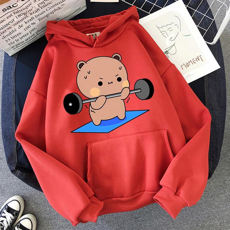 2024 Damen Herren Gothic Streetwear Kawaii Vintage Cartoon Sweatshirts Lustige Grafik Kapuzenpullover Bubu Dudu Y2k Print Hoodies Kleidung