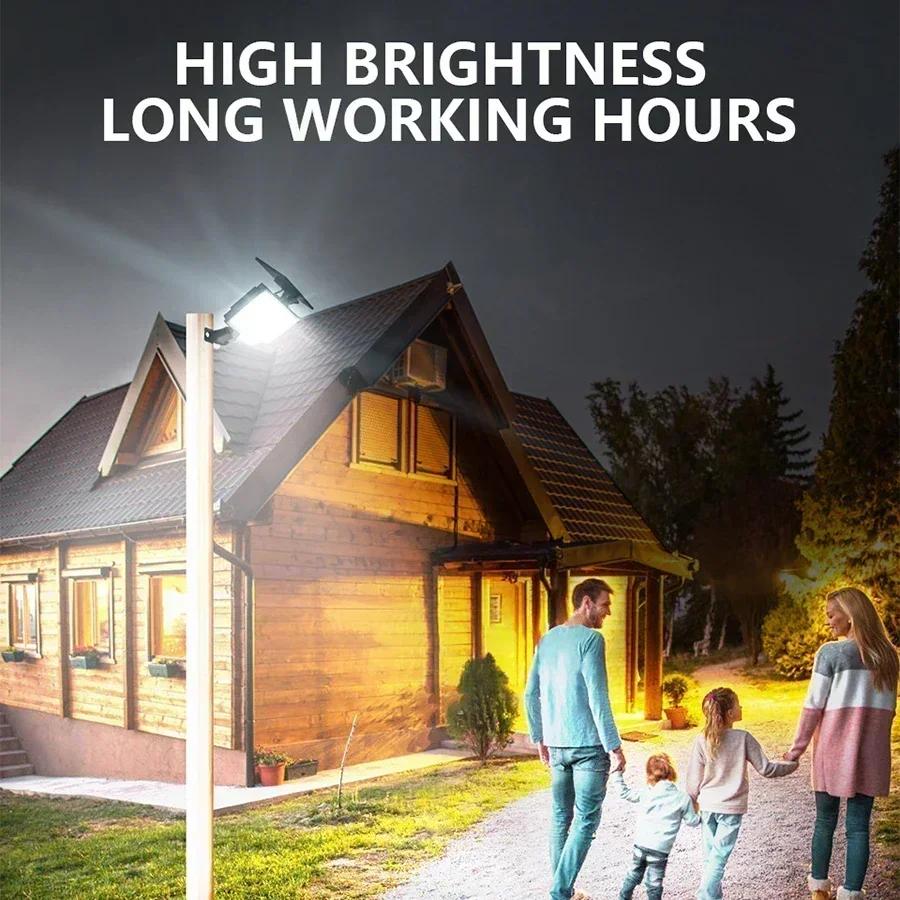 234 LED Solar Wall Lamp With Motion Sensor Infrared Remote Control 3 Modes Patio Porch Garden Backyard Solar Outdoor Light