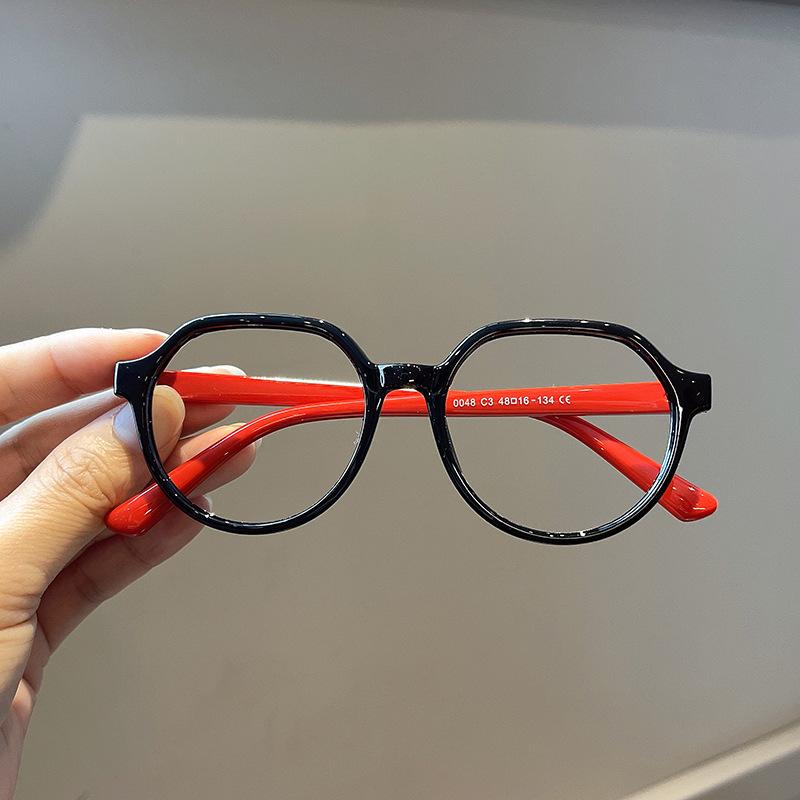 

Дитяча оправа для окулярів для хлопчиків Мила Модна Модна Чорна Декоративна Іграшкова Оправа для Окулярів для Дівчаток Без лінз М які Дужки