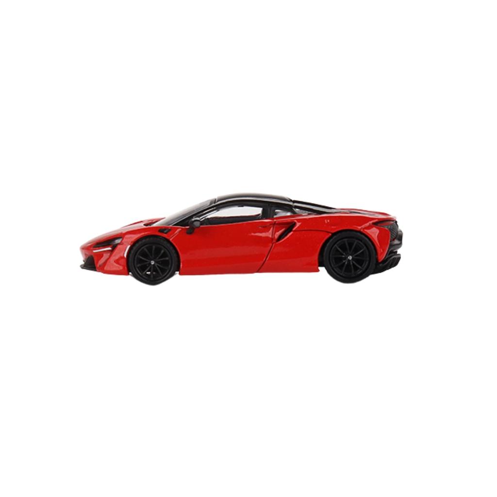 TrueScale Miniatures MINI GT Scale McLaren Artura 2023 Vermilion Red Finished Product 1/64 (Right-Hand Drive)