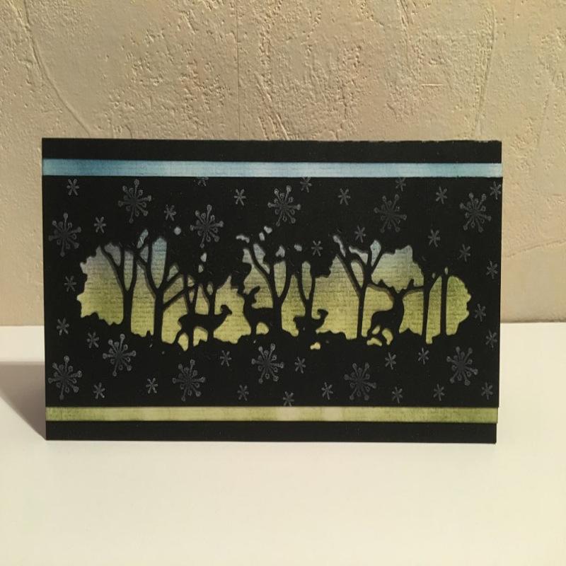 Deer Forest Metal Cutting Dies for DIY Scrapbooking Album Paper Cards Decorative Crafts Embossing
