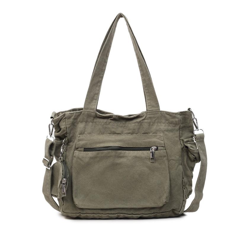 Large Capacity Bag Fashion Trend Casual Texture Shoulder Messenger Bag 2025 Autumn New Women's Tote Bag