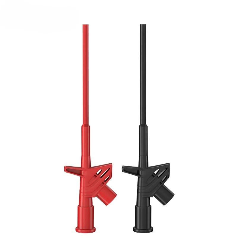Quick Test Hook Clip CAT III 1000V High Voltage 10A Current Flexible Professional Insulated Testing Probes with 4mm Socket