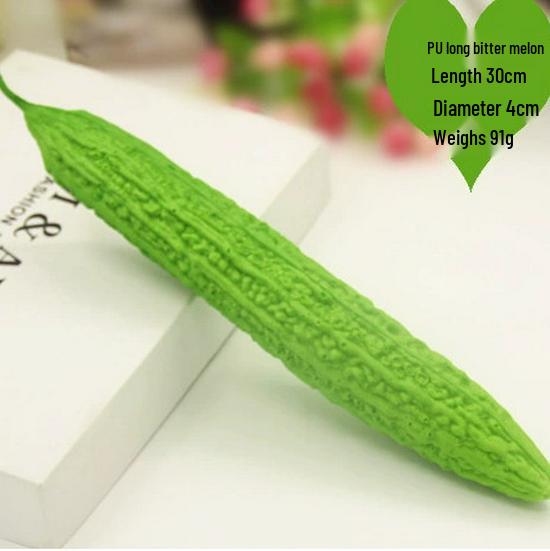 Simulation Cucumber and Eggplant Model for Photography Props and Window Display