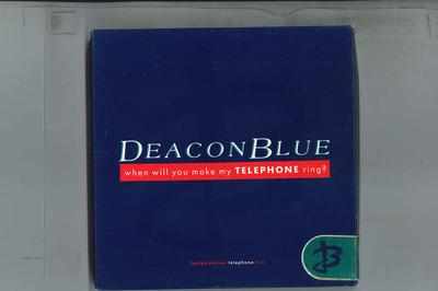 7-Zoll Schallplatte DEACON BLUE - When Will You Make My Telephone Rin DEACB5 CBS 1988 UK Rock Gebraucht
