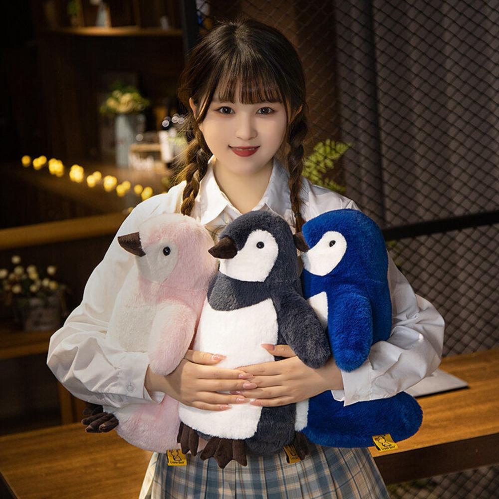 25-50CM Cute Super Cute Little Penguin Plush Toy Bed Sleeping Sofa Pillow Antarctic Animal Decoration Child Birthday Gift