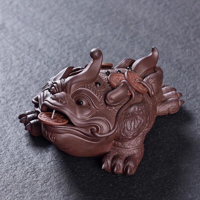 Zisha Three-Legged Golden Toad Tea Pet