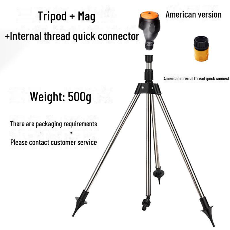 

Телескопический автоматический вращающийся дождеватель для полива газонов и садов