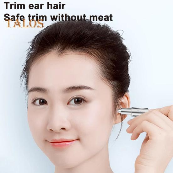 Zastřihovač chloupků v nose Bezbolestné zastřihování Hlava s kulatou čepelí Čištění chloupků Cestovní USB nabíjení Duální čepel s čepelí z nerezové oceli Depilace v nose pro muže