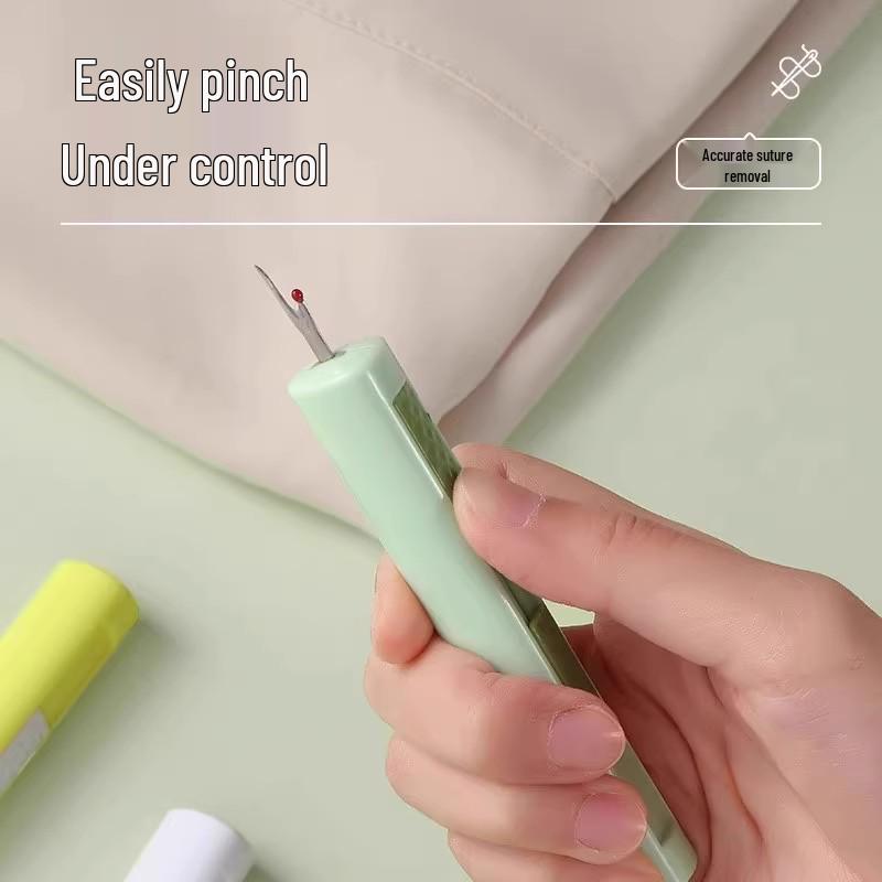 Two-in-One Seam Ripper & Needle Threader: Multifunctional Tool for Easy Sewing