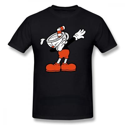 Ανδρικό T-Shirt Kawaii Cuphead Dab Γραφικά T-Shirts Ρετρό T-Shirt Καλοκαιρινό Παραλίας Ανδρικό Casual Κοντομάνικο Τοπ Oversize Tee Ropa Hombre